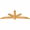 Ekena Millwork Alberta Rough Sawn Timber Gable Bracket, Western Red Cedar, 84"W x 35"H x 2"D x 6"F, 10/12 Pitch GBW084X35X0206ALB00RWR - alternate 4